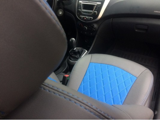 Авточехлы на Hyundai Solaris