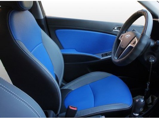 Каркасные авточехлы на Hyundai Solaris