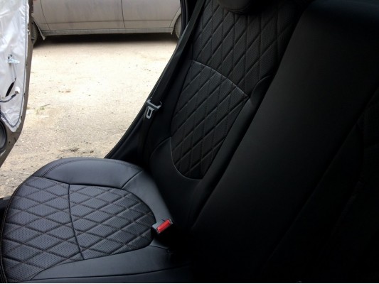 Каркасные авточехлы на Hyundai Solaris