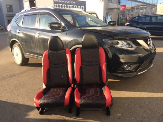 Каркасные авточехлы на Nissan X-Trail T32